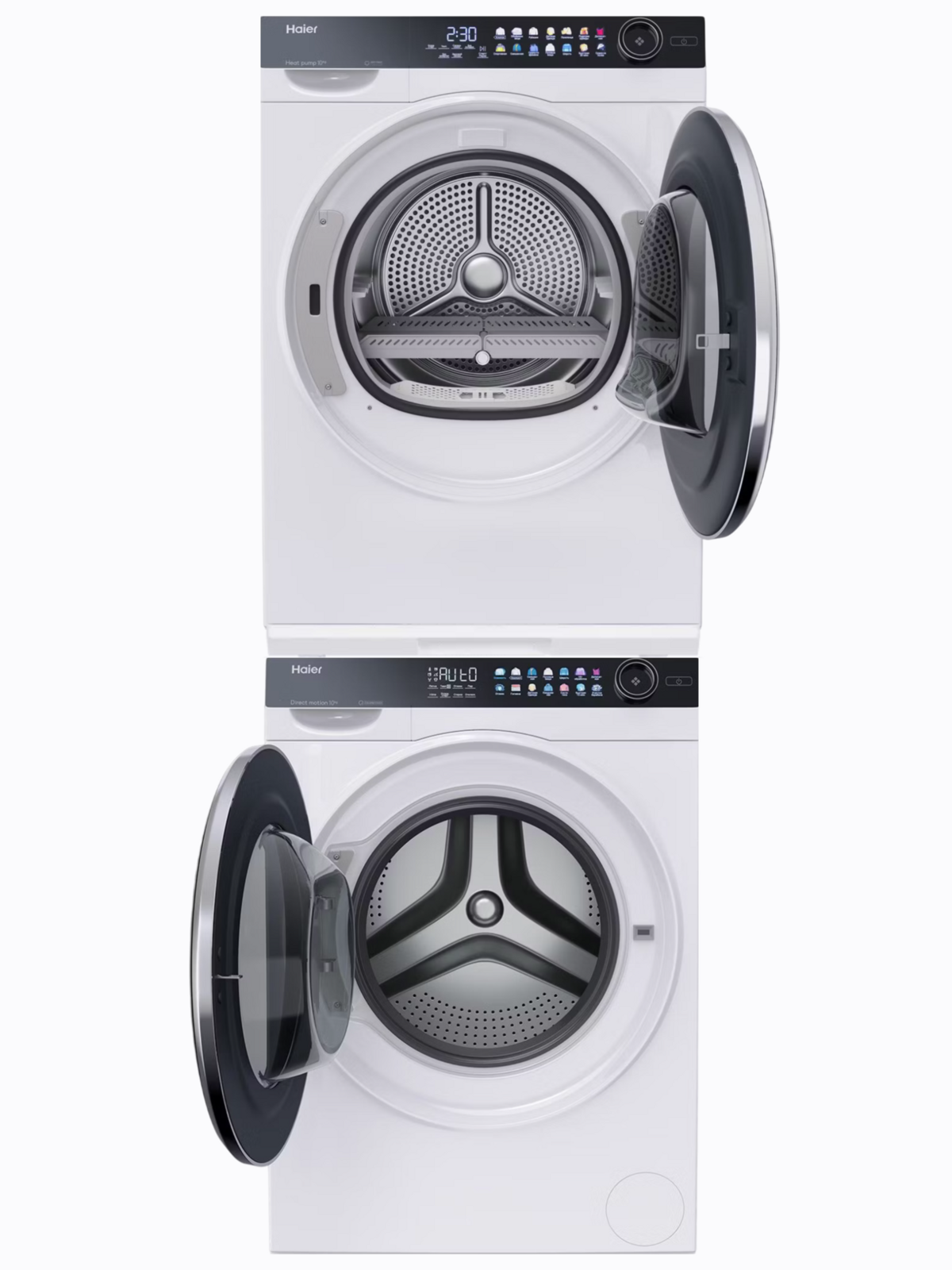 Haier стиральная машина HW100-BD14378 + сушильная машина HD100-A2378 + выдвижная полка