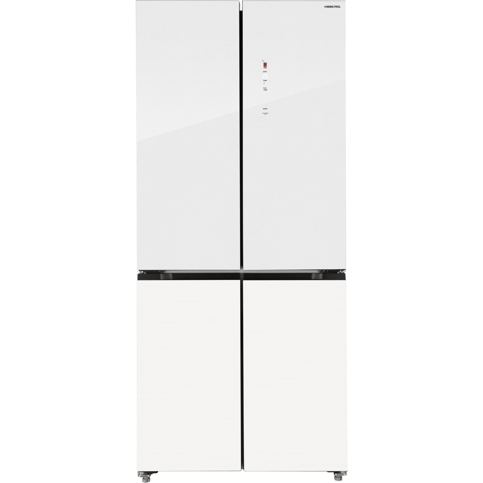 Полувстраиваемый холодильник HIBERG RFQ-600DX NFGW inverter