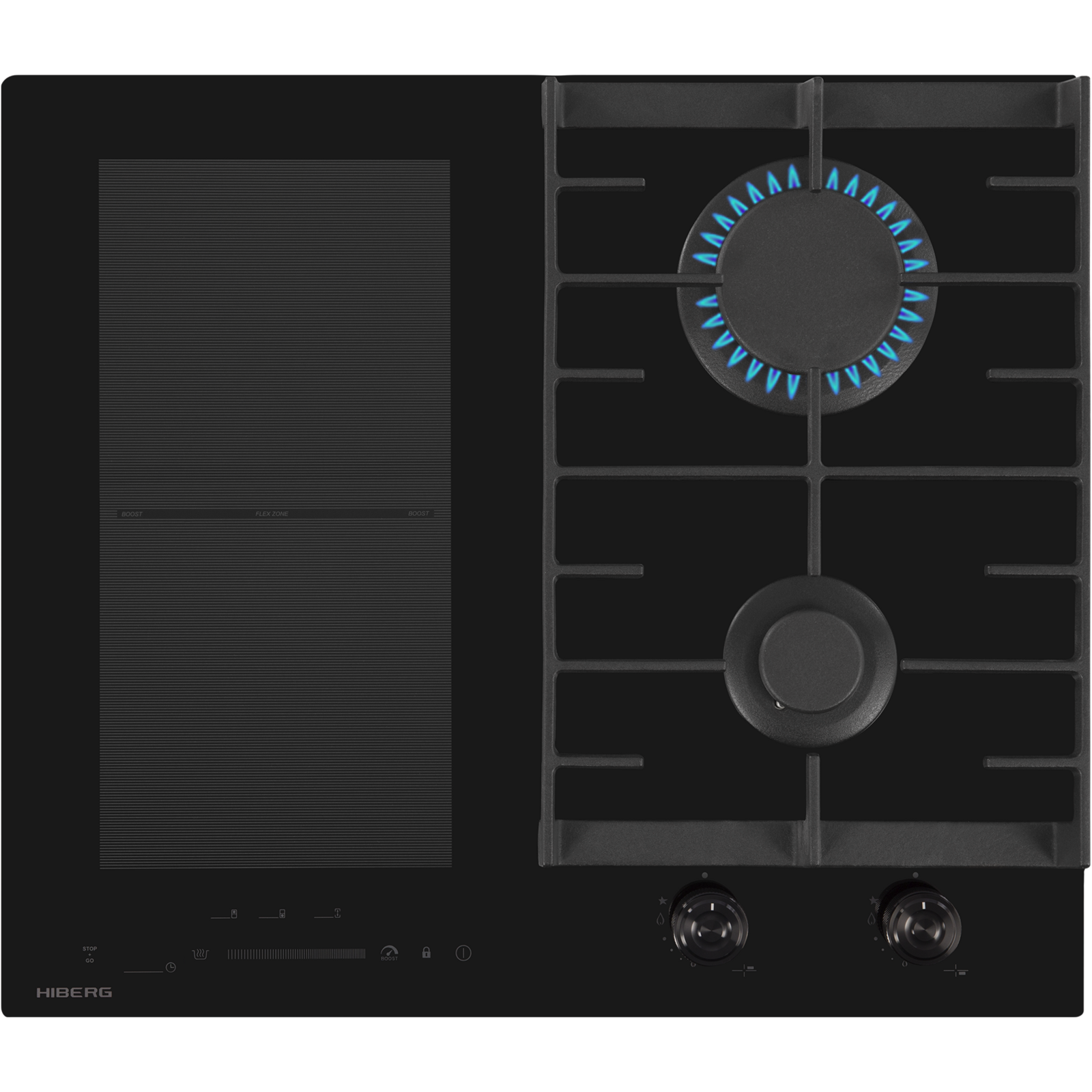 Комбинированная варочная панель HIBERG i-VM 6021 B